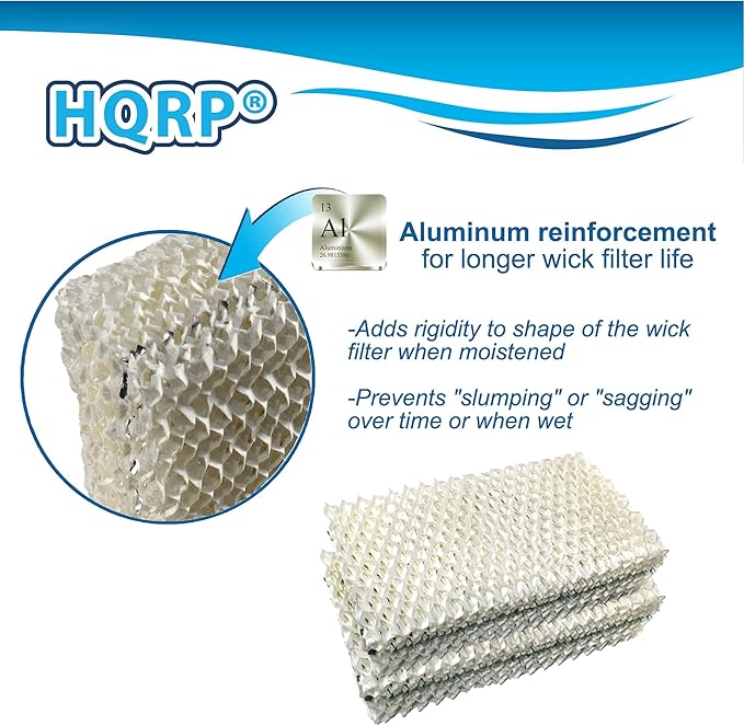 HQRP 4-pack HDC411 Wick Filter Replacement - Image 3