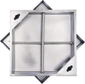 16x16 in Invisible Stainless Steel Manhole Cover and Frame by DuuMuut