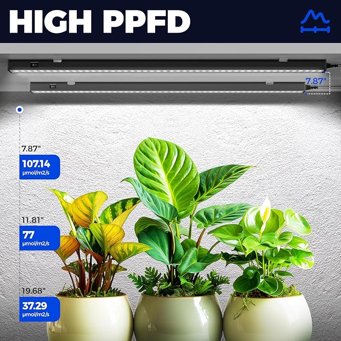 Barrina T5 Grow Lights for Indoor Plants, 2FT 20W Plant Grow Lights Indoor - Image 4