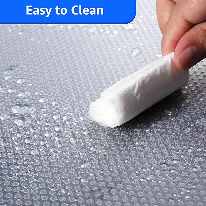 Clear Shelf Liners for Kitchen Cabinets: 11 Inch Wide Translucency Drawer Liner - Image 6
