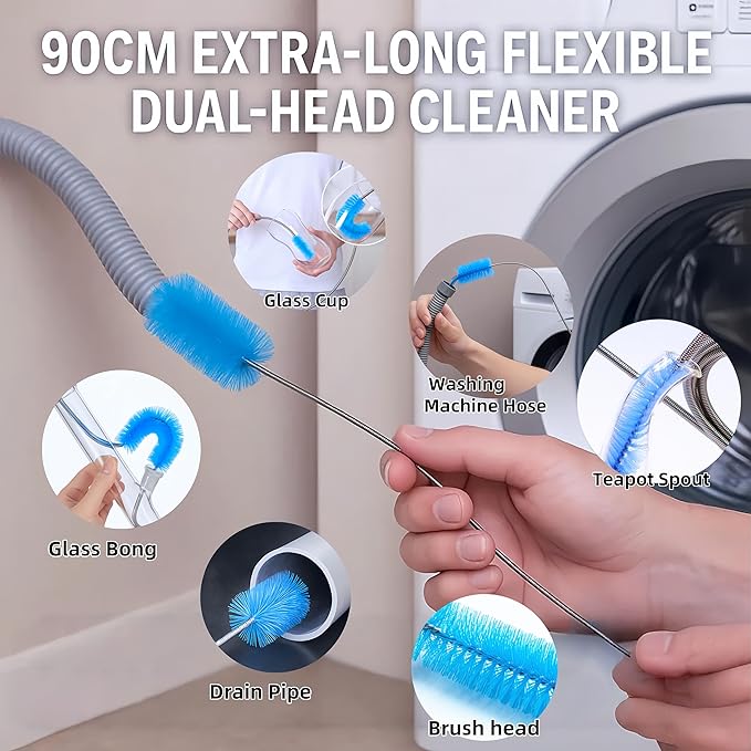 12Pcs Glass Tube Pipe Nylon Cleaners Brush Kit - Image 4