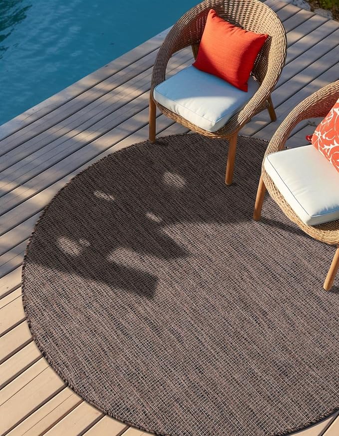 Unique Loom Outdoor Solid Collection Area Rug by UniqueLoom