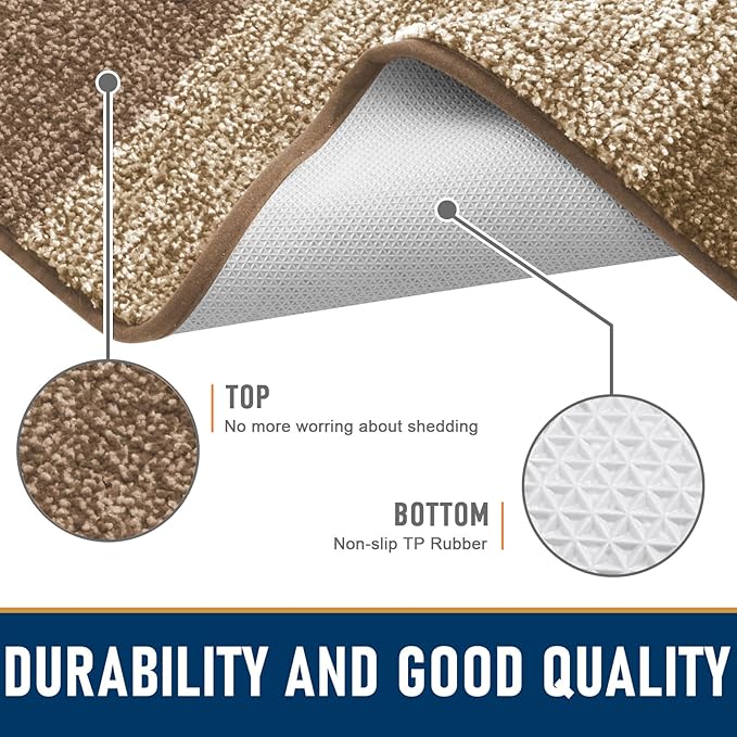 Smiry Dog Door Mat for Muddy Paws, Absorbs Moisture and Dirt, Low-Profile - Image 3