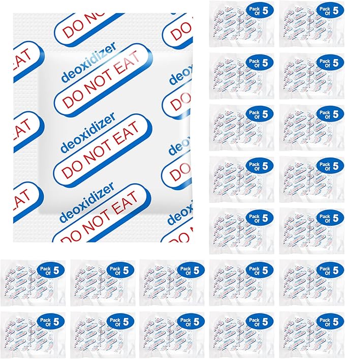 400cc Oxygen Absorbers for Food Storage by ZRLEI