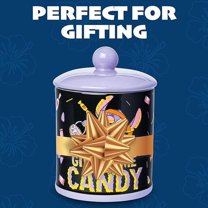 Silver Buffalo Disney Lilo and Stitch Halloween Mummy Give Me Candy Ceramic - Image 7