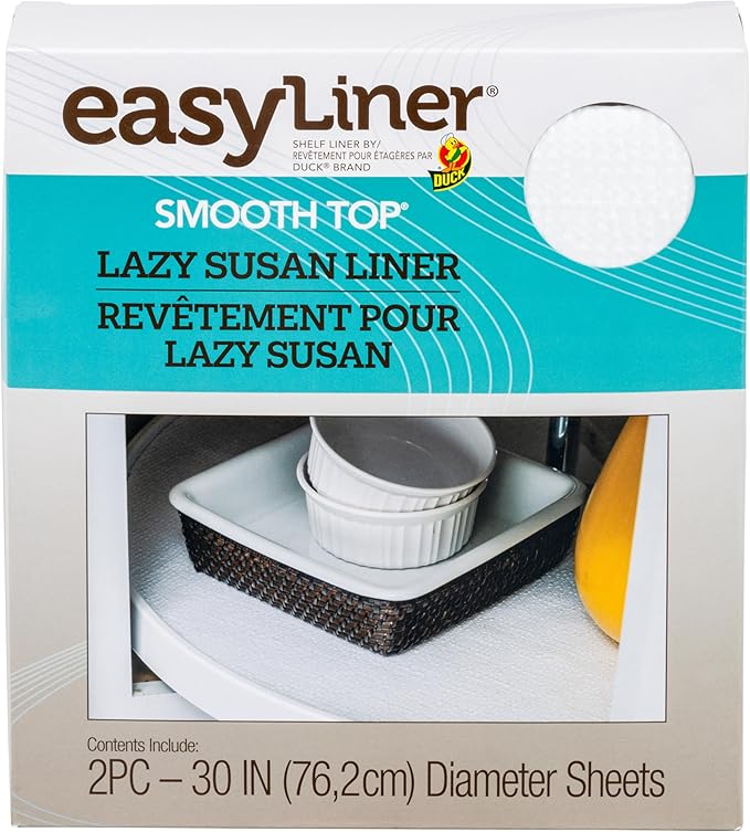 Smooth Top EasyLiner Lazy Susan Liner Kit by DuckBrand