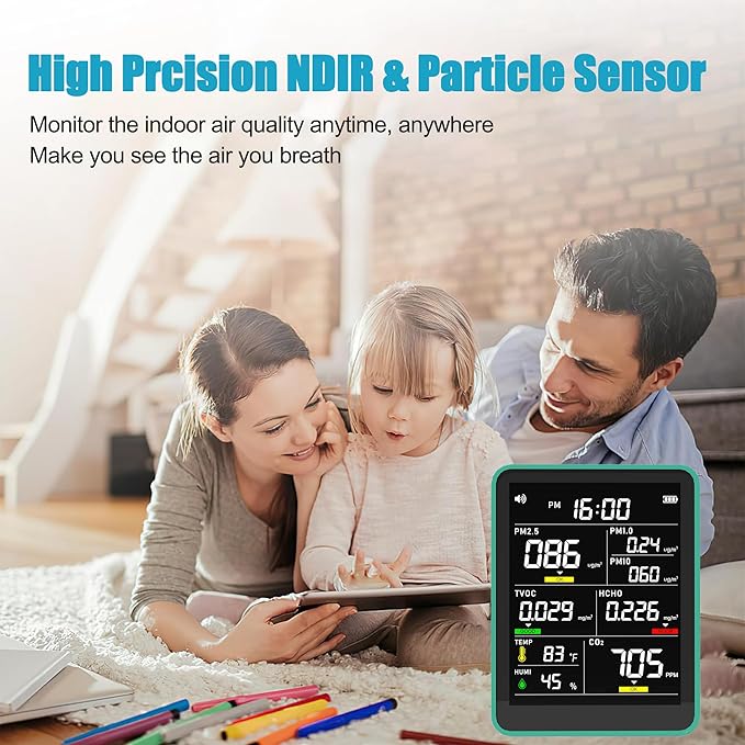 XOOPON 13-in-1 Indoor Air Quality Monitor - Image 3