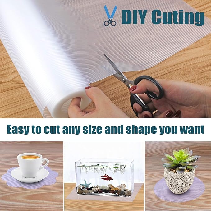 Shelf Liner, Non-Slip Cabinet Liner, Washable Oil-Proof - Image 4