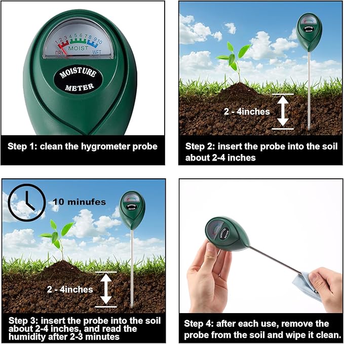 2 Packs Soil Moisture Meter, Plant Water Meter - Image 4