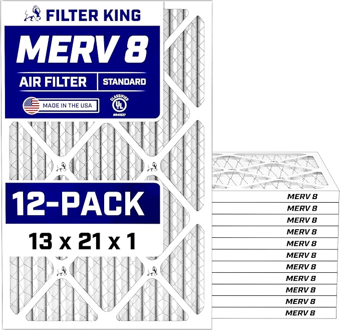 Filter King 13x21x1 Air Filter Dust & Allergy Control AC Furnace Filters by FilterKing