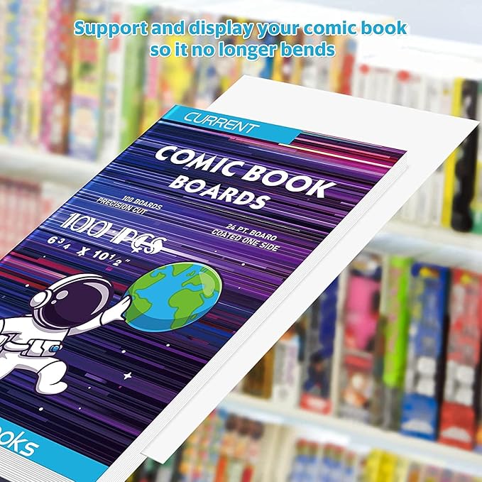 200 Comic Book Boards, Current Size Comic Book Boards, Acid-Free Backing Board - Image 2
