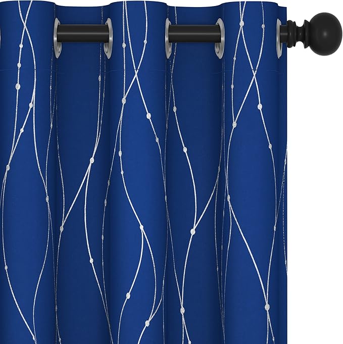 Deconovo Blackout Curtains, 38 x 90 Inch Drapes by Deconovo