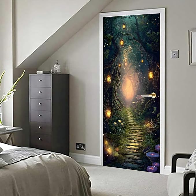 3D Door Stickers, Peel and Stick Vinyl Wallpaper ，Self-Adhesive Mural - Image 6