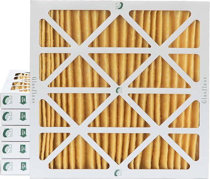 Glasfloss ZL 20x20x2 MERV 11 2" Inch AC Furnace Pleated Air Filters. Box of 6. - Image 2