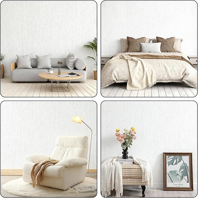 3D Wall Panels Peel and Stick – 23.82"x110" PVC Faux Texture, Self Adhesive - Image 4