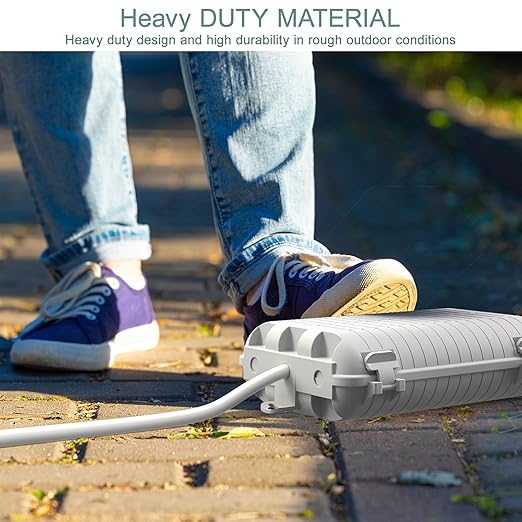 Outdoor Waterproof Electrical Box, Large Extension Cord Cover Plug Protector - Image 4