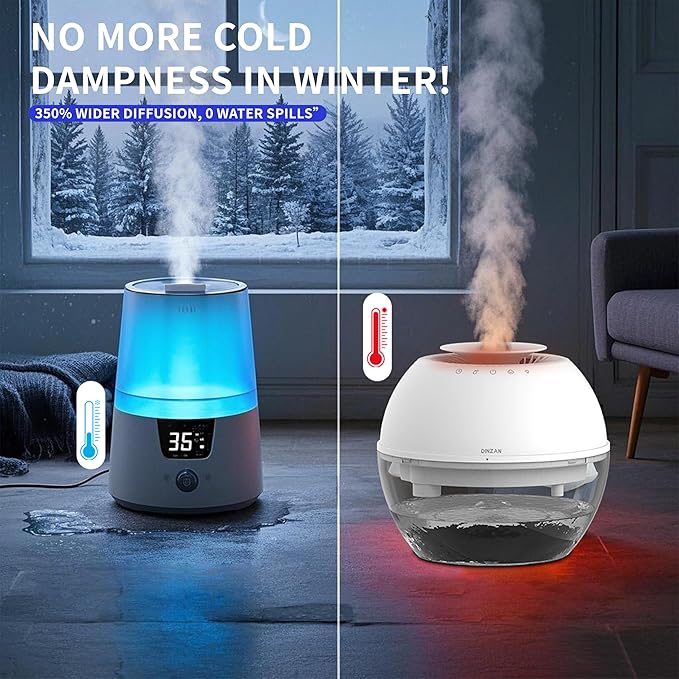 Dual-Function Humidifier & Dehumidifier 152oz Water Tank Steam distillation - Image 3