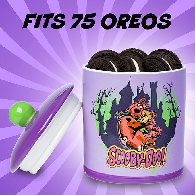 Silver Buffalo Scooby Doo Scooby Snacks Spooky Ceramic Cookie Snack Jar - Image 3