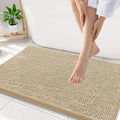 Smiry Luxury Chenille Bathroom Rugs 34x21, Extra Soft and Absorbent Shaggy Bath by Smiry