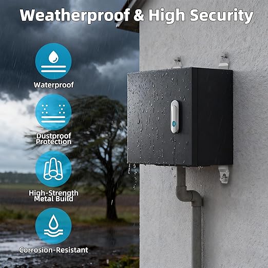Joinfworld Outdoor Electrical Box 9.8" x 9.8" x 5.9" Weatherproof Electrical - Image 3