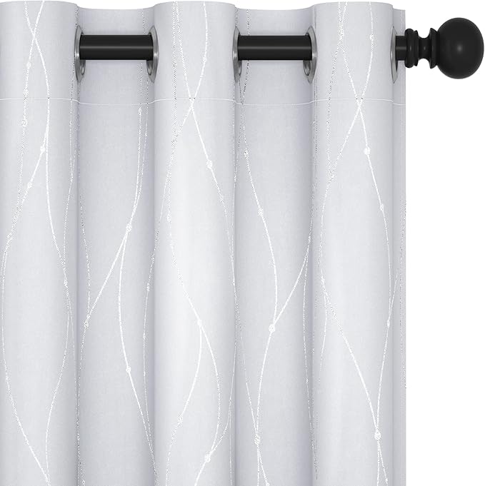 Deconovo Sliding Door Curtains, Room Darkening Drapes, Thermal Insulated by Deconovo