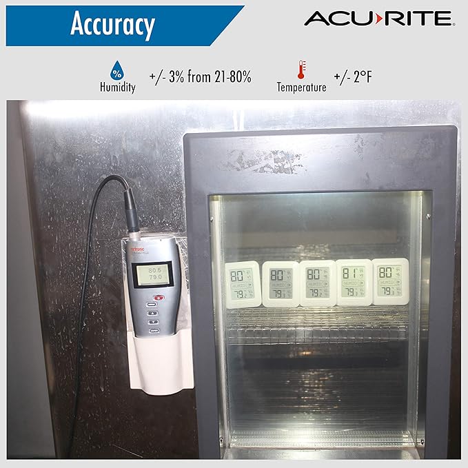 AcuRite Indoor Digital Thermometer & Hygrometer - Image 6