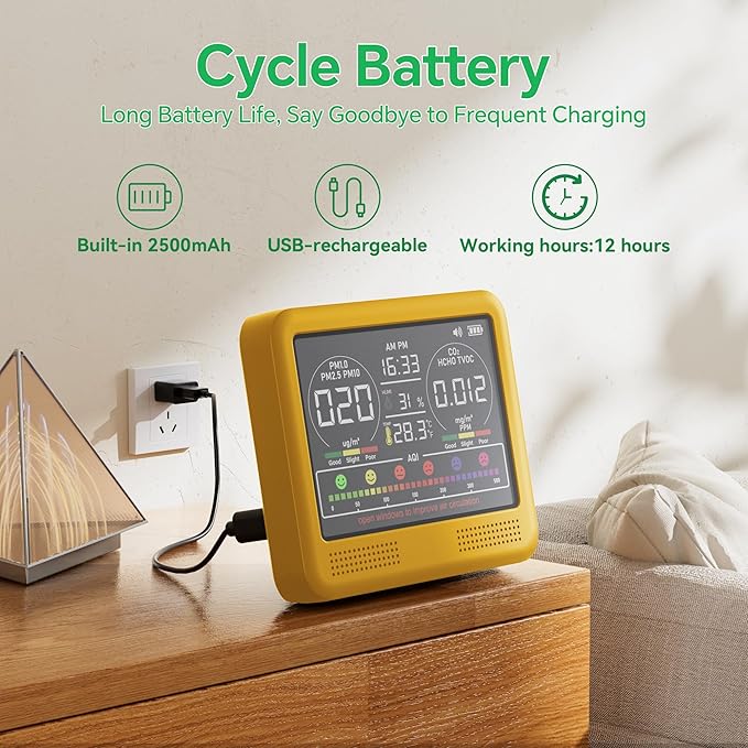 16-in-1 Indoor Air Quality Monitor - Image 4