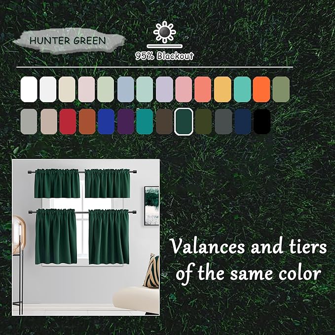 DONREN Patio Blackout Curtain Panels - Image 3