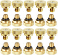 20 Pack Brass Misting Nozzles Tees, Brass Spray Nozzles by RESNSTAR