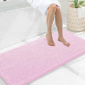 Smiry Luxury Chenille Bathroom Rugs 47x20, Extra Soft and Absorbent Shaggy Bath by Smiry