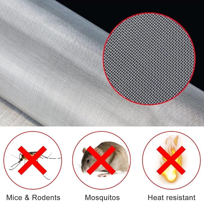 Stainless Steel Woven Wire Mesh 60 Mesh 304 Stainless Steel Woven Wire Mesh - Image 3