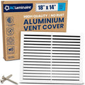 18x4 Inch Air Return Vent Cover Decorative – Premium Aluminum AC Vent Cover by LAMINAIRE