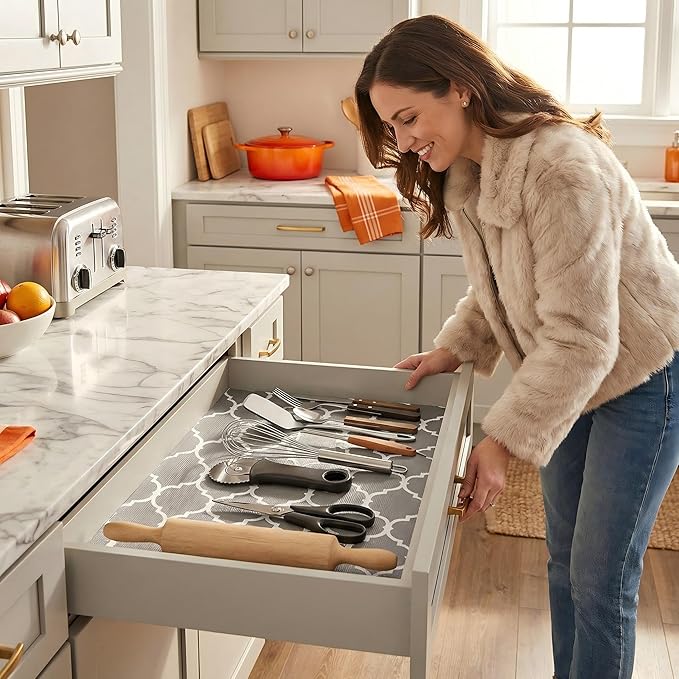 Coavas Extra Grip Thickened Shelf and Drawer Liner - Image 5