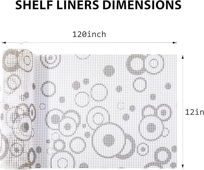 Shelf Liners for Cabinets-Drawer Liner Cabinet Liners for Shelves Kitchen - Image 2