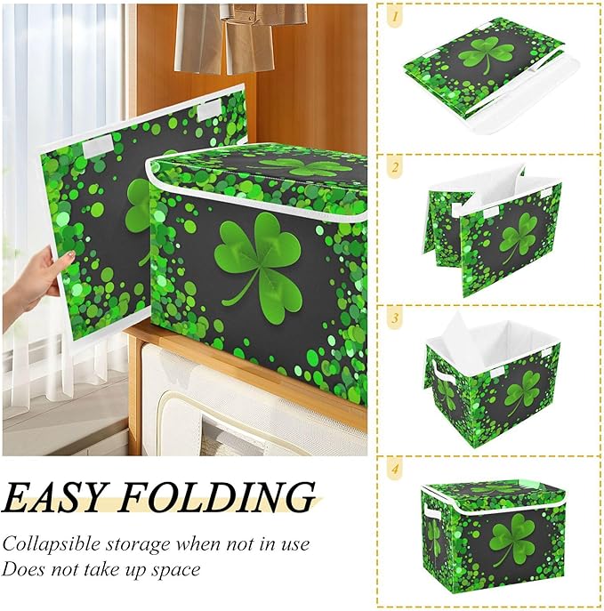 xigua St. Patrick's Day Storage Bins - Image 4