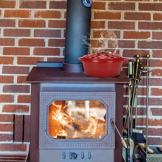 G Good Gain Wood Stove Steamer, Fireplace Humidifier, Cast Iron Humidifier - Image 9