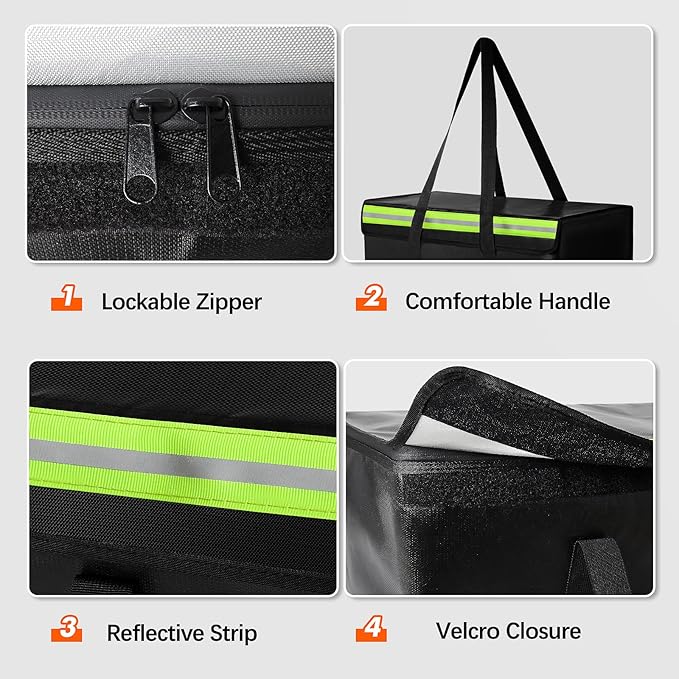 Large Fireproof Document Bags 24x12x12in, Fireproof Document Box - Image 5