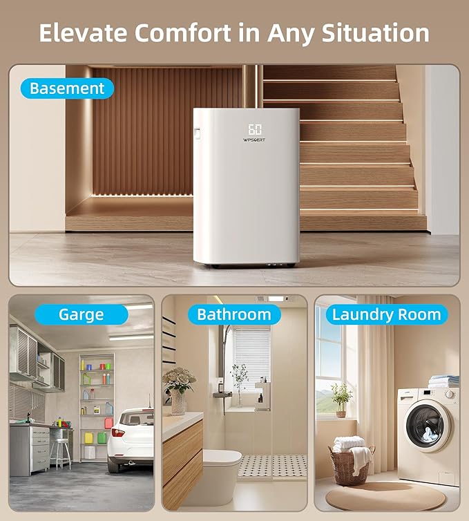 100 Pint Dehumidifier for Home and Basement, 6L Water Tank, 7000 Sq.Ft Coverage - Image 6