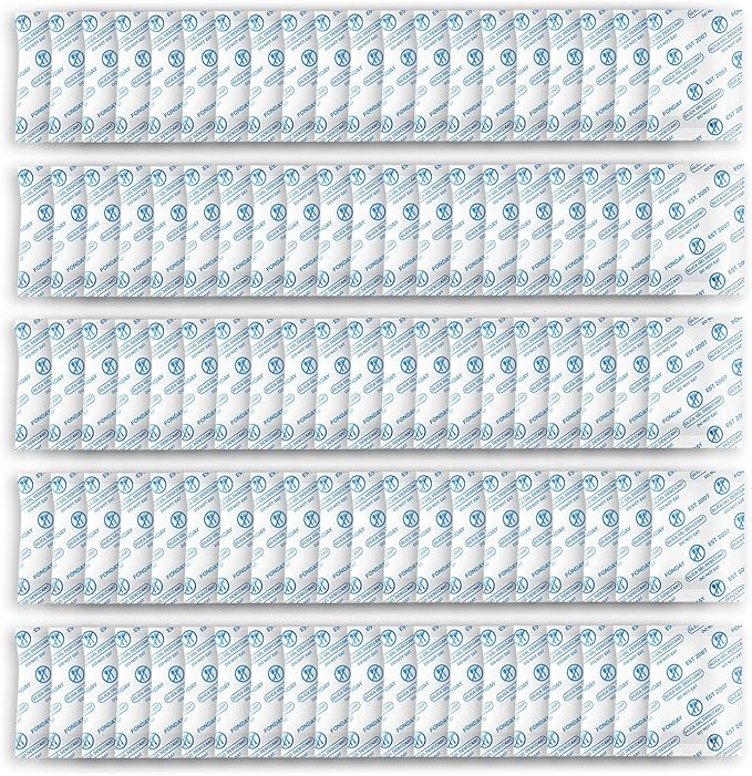 5g x 100 Packs Fonday Food Grade Silica Gel Desiccants Packs Moisture Absorbers by Fonday