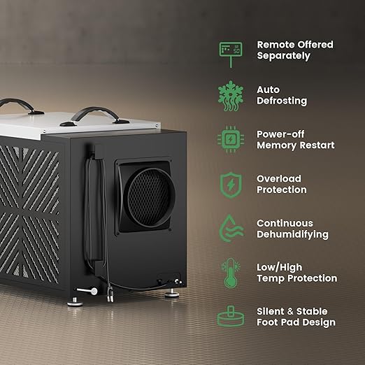 Waykar 216 Pint Commercial Dehumidifier - Image 5