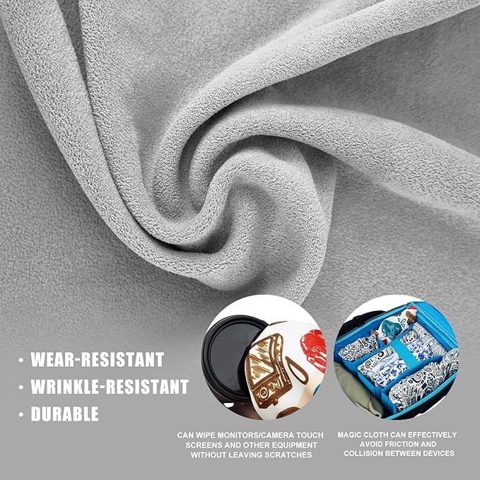 15 in Camera Wrap with Pouch, Lens Protective Wrap, Anti-scratch Anti-dust - Image 2