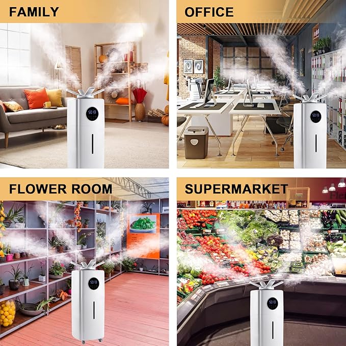 Commercial Industrial Humidifier Whole House Humidifier 6Gals Water Tank Max - Image 5