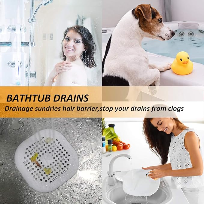 Hair Drain Catcher, Square Drain Cover - Image 2