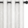 Deconovo White Curtains, Room Darkening Curtain, Thermal Insulated & Noise by Deconovo