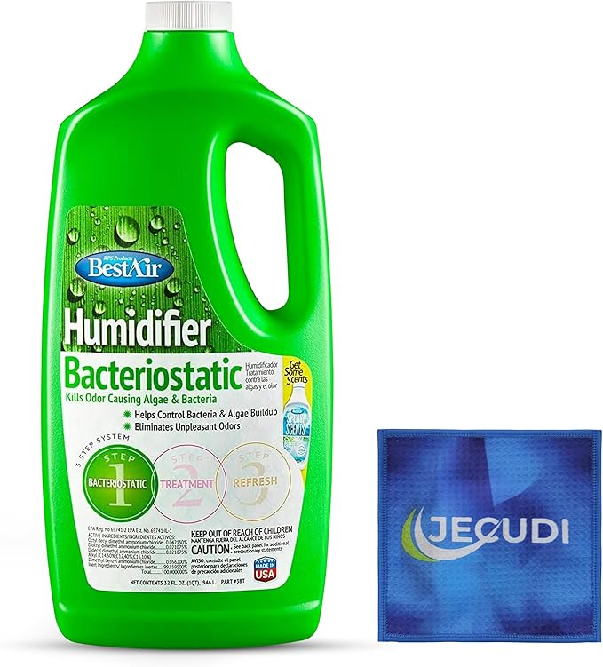 Bacteriostatic Humidifier Water Treatment – Comprehensive Humidifier Cleaning by JECUDI