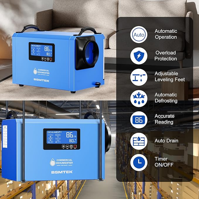 145 Pints Commercial Dehumidifier - Image 3