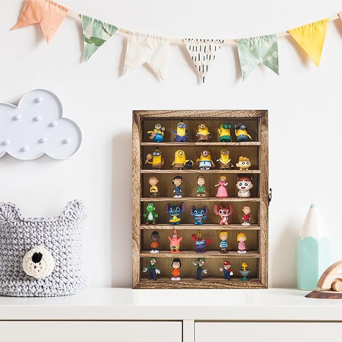 12x16 Shadow Box Frame with Removable Shelves, Collectible Display Shelves Case - Image 2