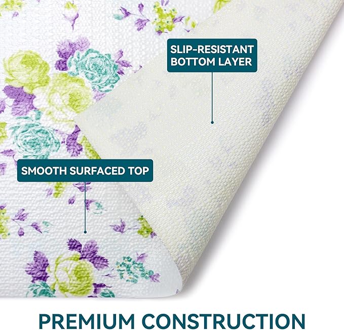 18" W x 96" L Floral Drawer and Shelf Liner - Image 6