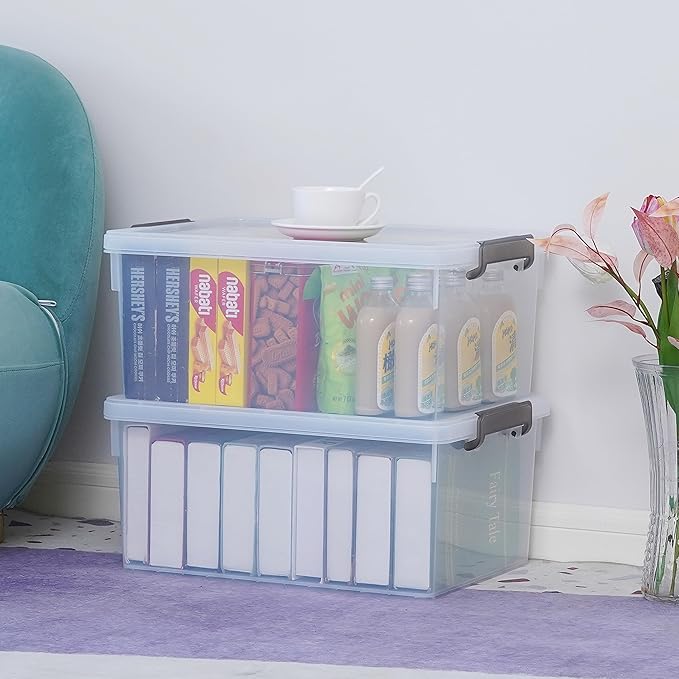 Citylife 33 Qt. Plastic Storage Bins - Image 2