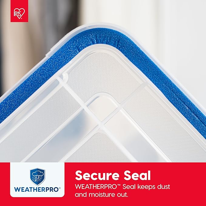 IRIS USA WeatherPro 16 Qt Storage Bins - Image 4
